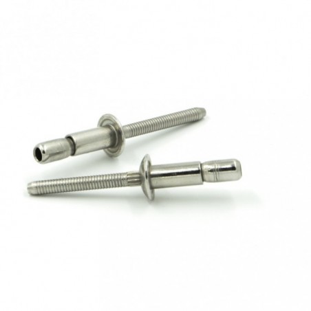 REMACHE CUP-LOCK INOX A-2/INOX A-2 CABEZA ALOMADA 6,4 X 20,5