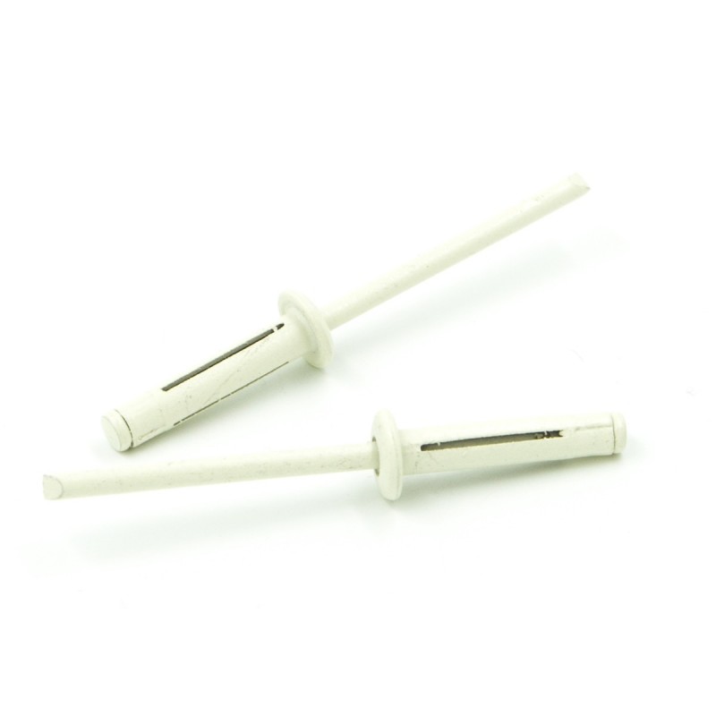 REMACHE TREBULB ALUMINIO LACADO/ALUMINIO LACADO CABEZA ALOMADA 4,8 X 24,5