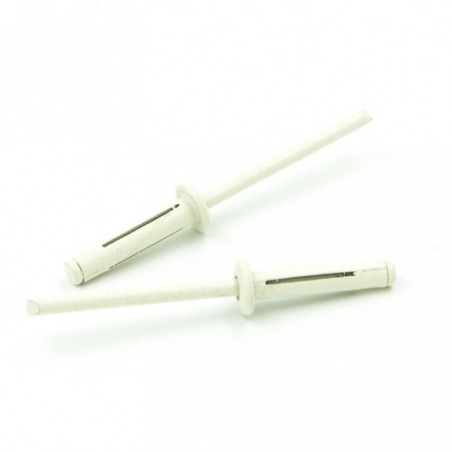 REMACHE TREBULB ALUMINIO LACADO/ALUMINIO LACADO CABEZA ALOMADA 4,8 X 24,5