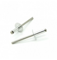 REMACHE TREBULB ALUMINIO/ALUMINIO CABEZA ALOMADA 4 X 13,6
