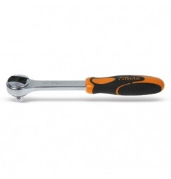 910/55 Carraca reversible con cuadrado macho de 3/8&quot,, 72 dientes
