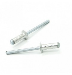 REMACHE MULTIGRIP ALUMINIO/ACERO CABEZA AVELLANADA 3,2 X 10
