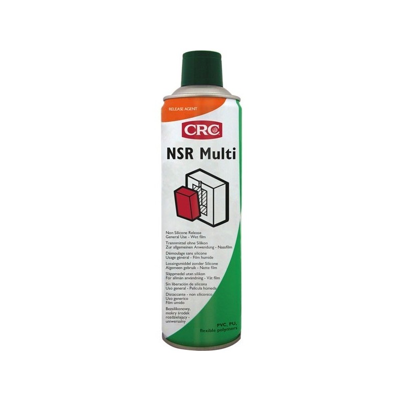 NSR MULTI: Desmoldeante sin silicona de uso general para todo tipo de termoplásticos. Película húmeda. Hasta 200ºC