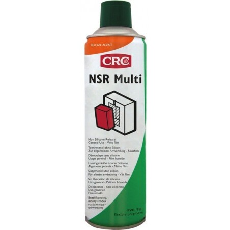 NSR MULTI: Desmoldeante sin silicona de uso general para todo tipo de termoplásticos. Película húmeda. Hasta 200ºC