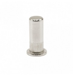 TUERCA REMACHABLE CILINDRICA RANURADA FONDO CERRADO CABEZA ANCHA ACERO M6 X 22