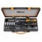 920TX/C17 Surtido de 6 puntas, 6 vasos, 5 vasos con punta y 4 accesorios para tornillos Torx&reg,, en caja de metal
