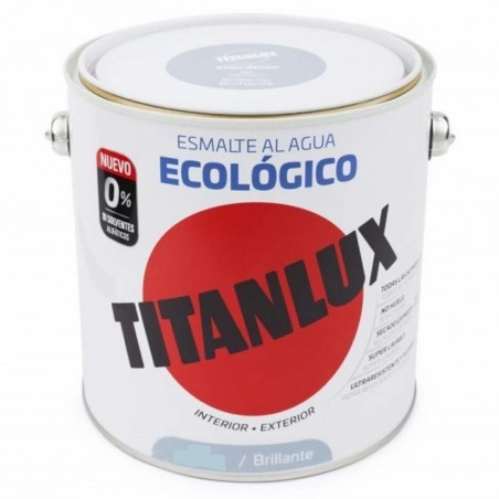 PINTURA ESMALTE ECO AL AGUA  BRILLO AZUL OCEANO 750ML
