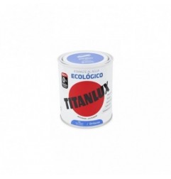 PINTURA ESMALTE AL AGUA  ECO BRILLO AZUL IND 750ML