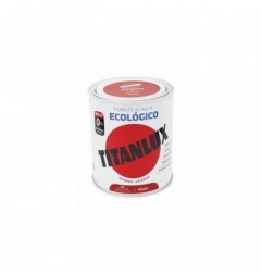 PINTURA ESMALTE AL AGUA  ECO MATE ROJO CHINA 750ML