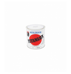 PINTURA ESMALTE AL AGUA  ECO BRILLO BLANCO 750ML