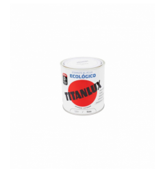 PINTURA ESMALTE AL AGUA  ECO MATE BLANCO 750ML