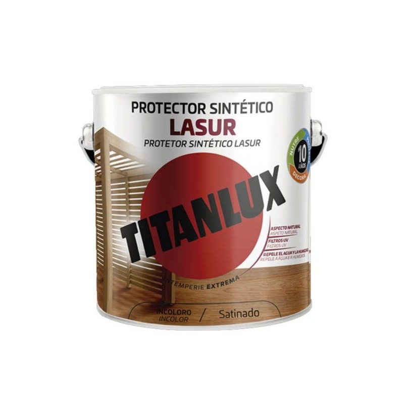 PROTECTOR SINTETICO LASUR SATINADO 4L INCOLORO