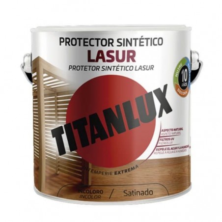 PROTECTOR SINTETICO LASUR SATINADO 4L INCOLORO
