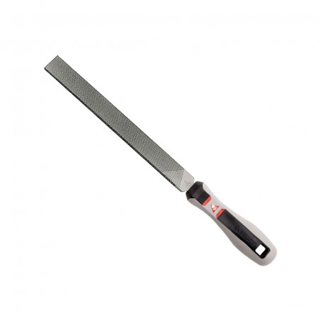 LIMA PLANA 8" ENTREFINA CON MANGO BIMATERIAL