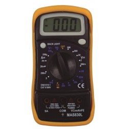 MULTIMETRO DIGITAL KAISE 5A MAS830L