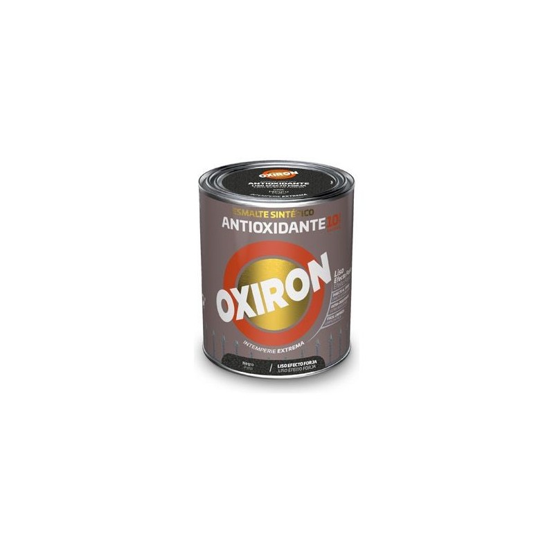 ESMALTE ANTIOXIDO OXIRON LISO FORJA NEGRO 750ML