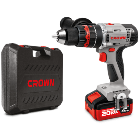 TALADRO ATORNILLADOR CT21075HMX-4 BMC 20V 4,0AH 2VEL. 2BAT. CROWN