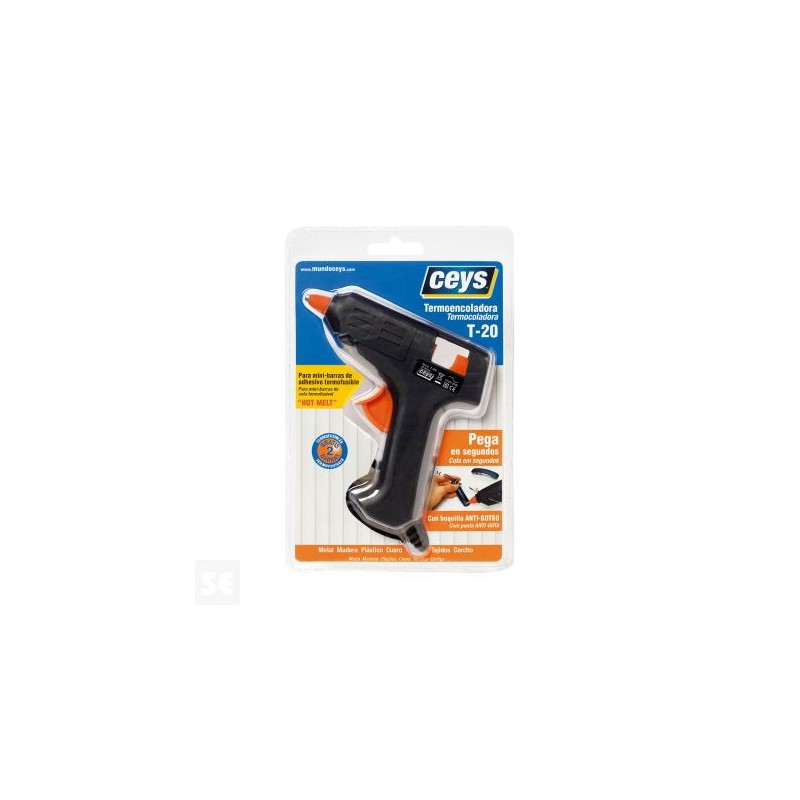 CEYS PISTOLA TERMOFUSIBLE MINI T-20