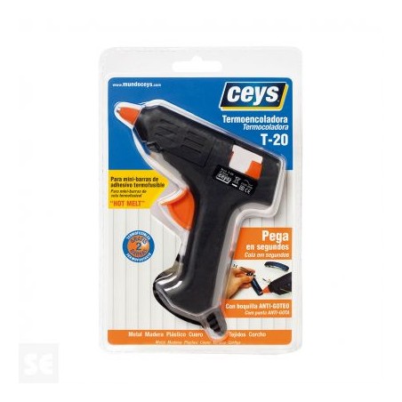 CEYS PISTOLA TERMOFUSIBLE MINI T-20