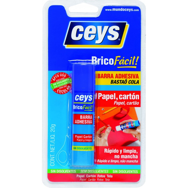CEYS BRICOFACIL BARRA ADHESIVA STICK