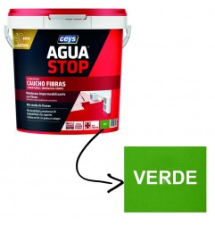 AGUASTOP CAUCHO FIBRAS VERDE 1KG