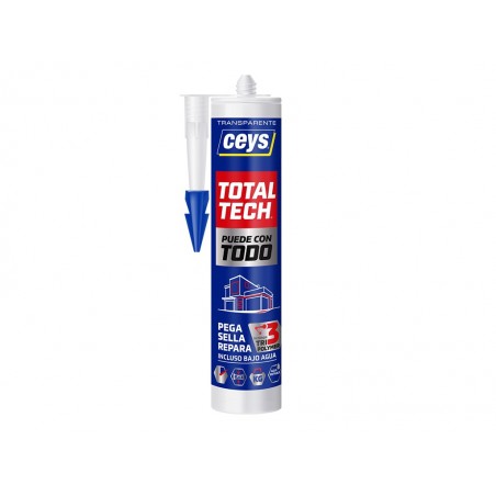 CEYS TOTAL TECH TRANSPARENTE CART 290ML