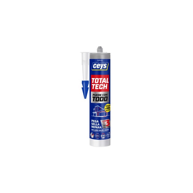 CEYS TOTAL TECH GRIS CARTUCHO 290ML