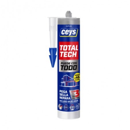 CEYS TOTAL TECH GRIS CARTUCHO 290ML