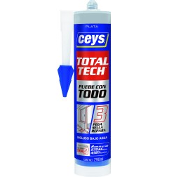 CEYS TOTAL TECH PLATA CARTUCHO 290ML