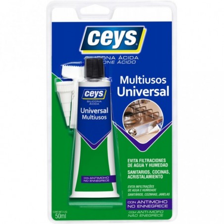 CEYS SILICONA UNIVERSAL BLANCO 50ML