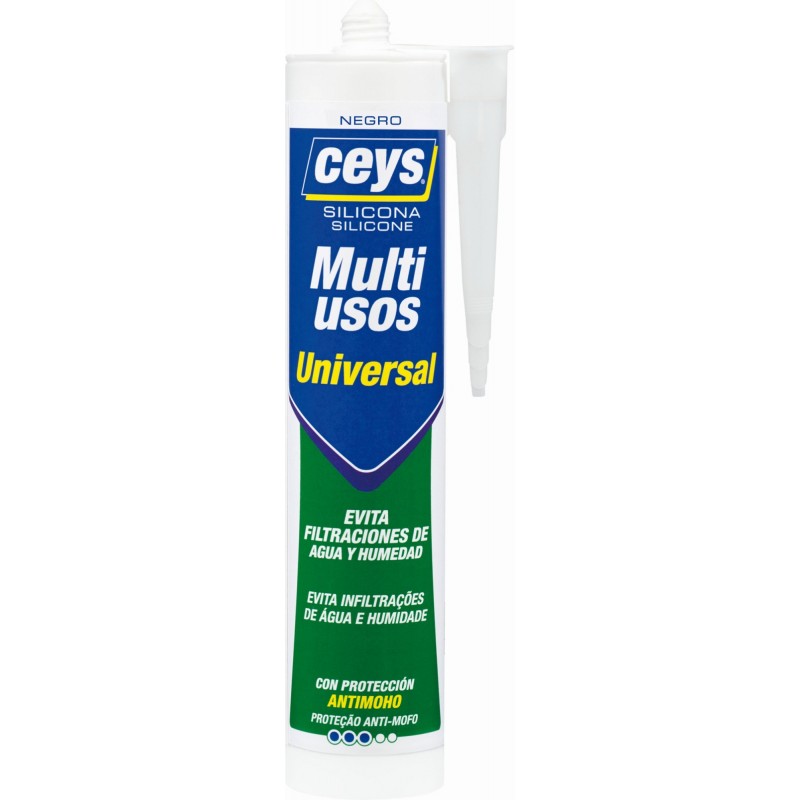 CEYS SILICONA UNIVERSAL NEGRO CART