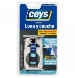 CEYS REPARADOR LONA Y CAUCHO BLISTER 6U