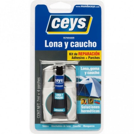 CEYS REPARADOR LONA Y CAUCHO BLISTER 6U