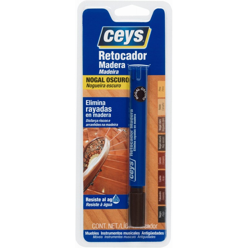 CEYS RETOCADOR MADERA NOGAL OSCURO