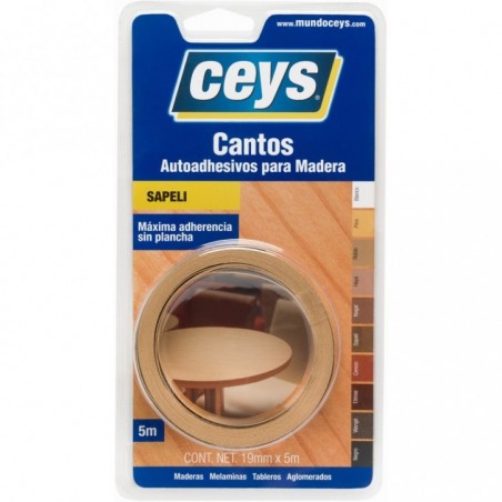 CEYS CANTO AUTOADHESIVO SAPELI ROLLO 5M