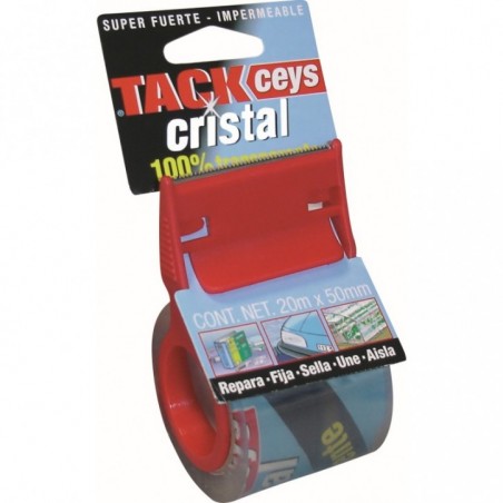 CEYS CINTA CRISTAL CON CORTADOR 20MX50MM