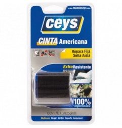 CEYS CINTA AMERICANA NEGRO BLISTER 5MX50