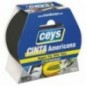 CEYS CINTA AMERICANA NEGRO ROLLO 10MX50