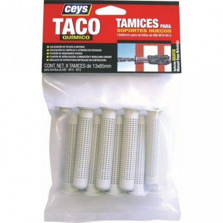 CEYS TAMICES TACO QUÍMICO 13X85MM 8U