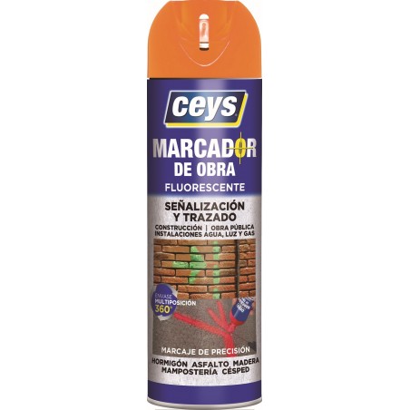 CEYS MARCADOR OBRA NARANJA 500ML