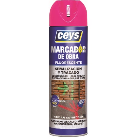 CEYS MARCADOR OBRA FUCSIA 500ML