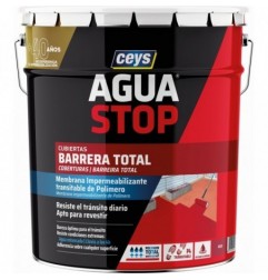 AGUA STOP BARRERA TOTAL 14KG ROJO