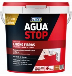 AGUASTOP CAUCHO FIBRAS TERRACOTA 5KG