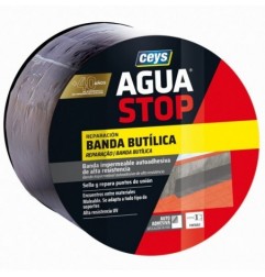 AGUASTOP BANDA IMP. BUTILO GRIS 10CMX3M