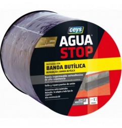 AGUASTOP BANDA IMP. BUTILO GRIS 15CMX10M