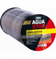 AGUASTOP BANDA IMP. BUTILO GRIS 30CMX10M