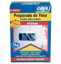CEYS PREPARADO DE YESO PARA RELLENOS 1KG