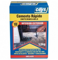 CEYS CEMENTO RÁPIDO IMPERMEABLE 1,5 KG