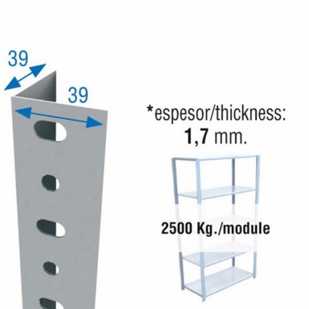 PACK 10 PERFIL SCLASSIC P/40 2000 BLANCO