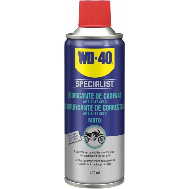 WD-40 SPECIALIST MOTO LUBRICANTE DE CADENAS AMBIENTE SECO